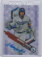 2018 Bowman High Tek Prospect Autograph Purple Diffractors IBANDEL ISABEL AUTO