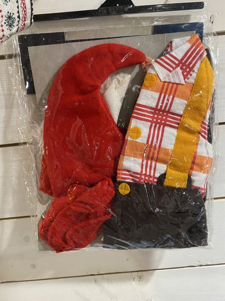 Boys Garden Gnome Costume Infant (12-18 Months) Halloween Dress Up Adorable - Image 2 of 2