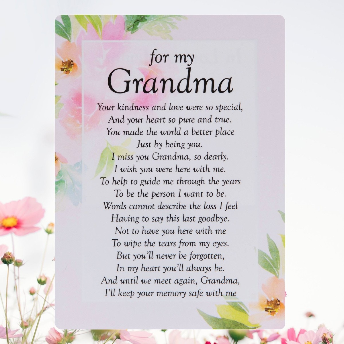 Dad Memorial Birthday Card Heavenly Grave Card Graveside Marker Waterproof Eco | UK - View #2