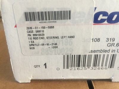 GENUINE GM AC DELCO STEERING DRAG LINK INNER LEFT HAND 88910029 | eBay 