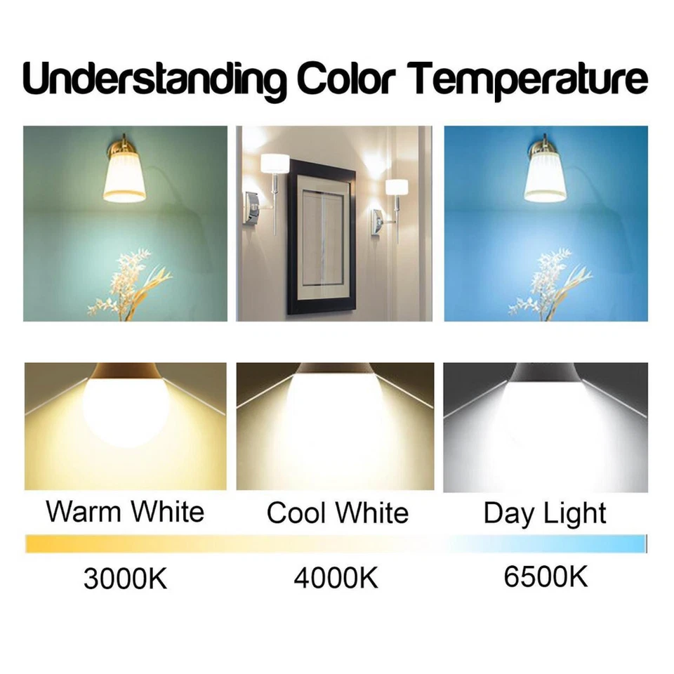 LED 5W GU10 Light Bulbs Spotlight Cool Day Warm White Energy Saving A+ - Image 4 of 4