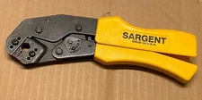 Sargent 4100 Hex Ratchet Crimp Tool with Die for RG8, RG11 Coaxial Cable Crimper