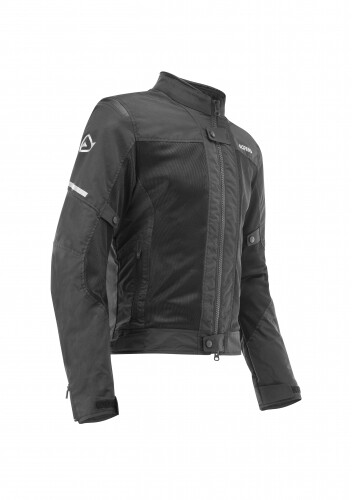 GIACCA MOTO TESSUTO TRAFORATA ESTIVA ACERBIS RAMSEY MY VENTED 2.0 L NERO - Foto 1 di 1