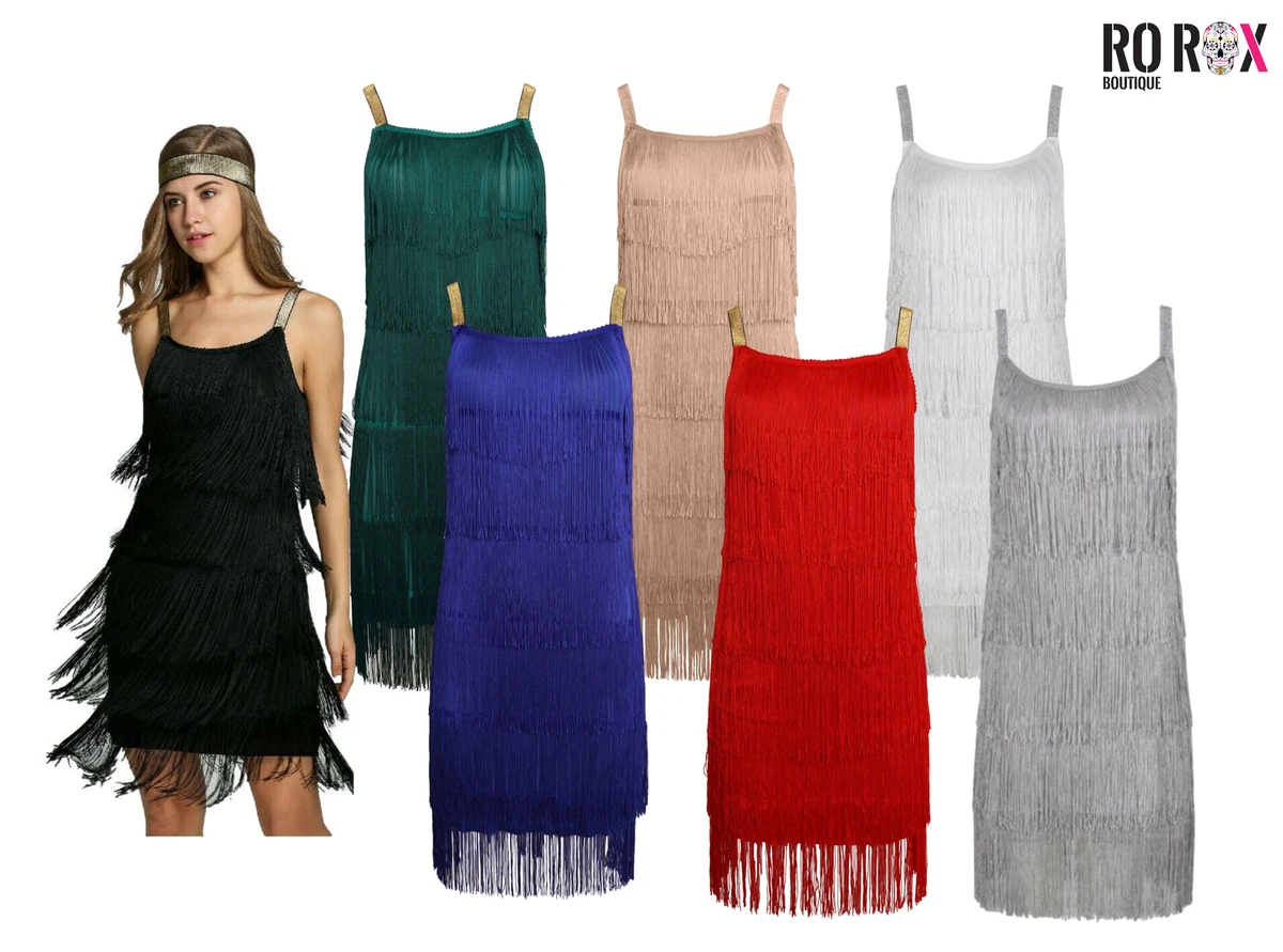 fringe flapper dress