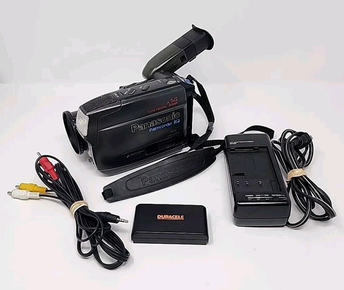 Panasonic PV-IQ525D Palmcorder IQ VHS-C Backup Bundle - TAPE TESTED!