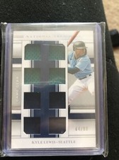 2020 Panini National Treasures KYLE LEWIS Game Gear Materials Eights #d /99 NM+!