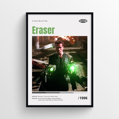 Eraser Movie Poster Print, Wall Art - Unframed