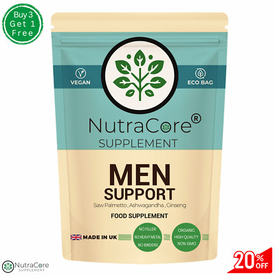MEN SUPPORT COMPLEX Kapseln - 4500mg - Sägepalme, Ashwagandha, Ginseng - 90 Kapseln