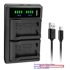 Kastar Battery LTD2 USB Charger for Panasonic DMW-BMB9, DMW-BMB9E, DMW-BMB9PP