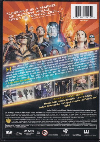 DC'S LEGENDS OF TOMORROW: Season One (DVD 2016 4-Disc Set) (T3) - Foto 2 di 2