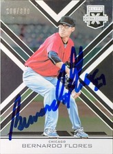 2016 Panini Elite Extra Edition /999 #100 Bernardo Flores White Sox AUTO SIGNED