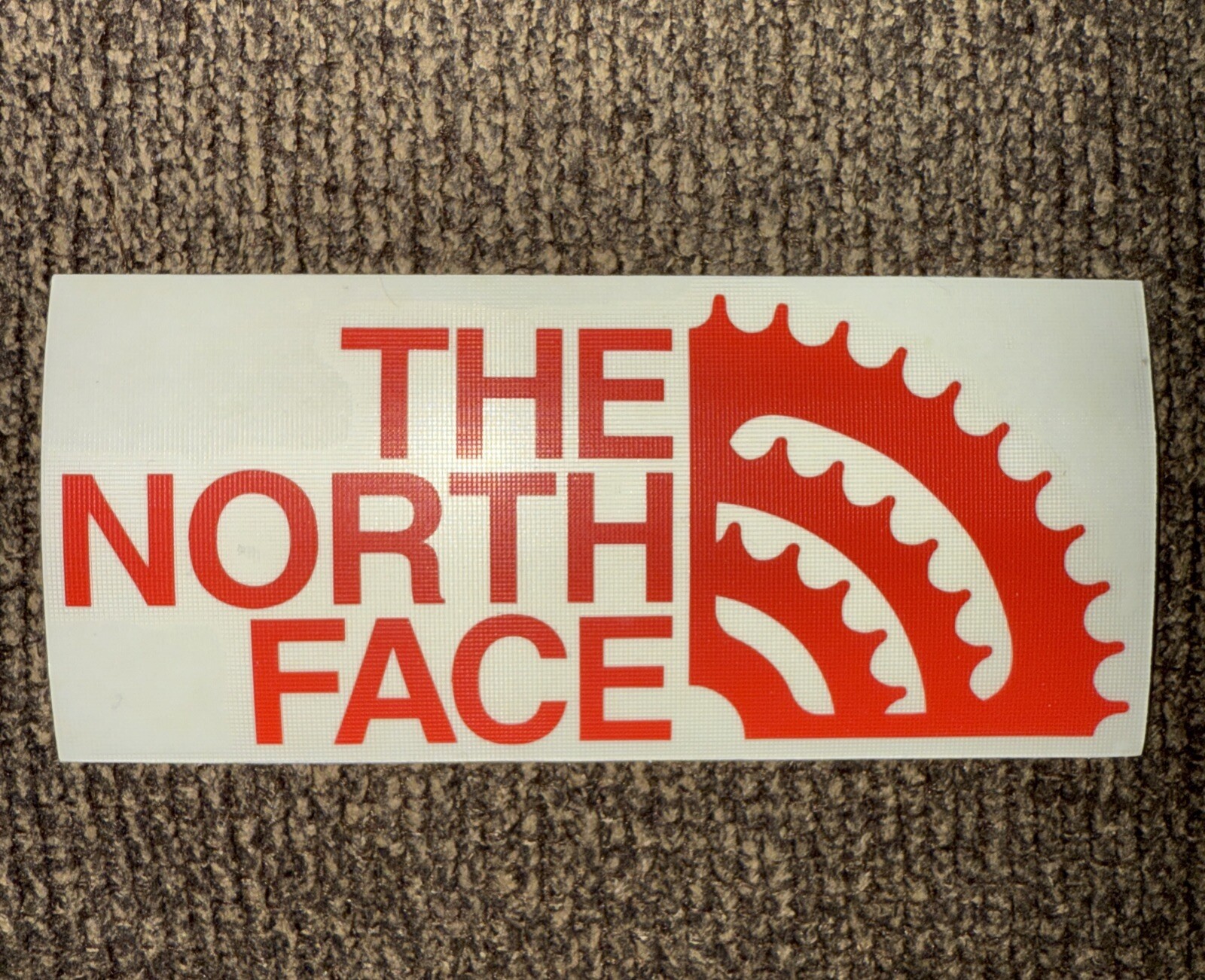 THE North FACE Outdoor CAMP Ski LOGO Sticker DECAL Red GEAR Car YETI
