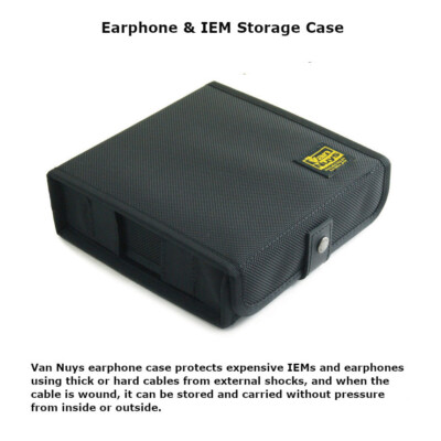 Van Nuys キャリングケース VanNuys Ballistic Bullet Proof Earphone IEM Storage Carrying