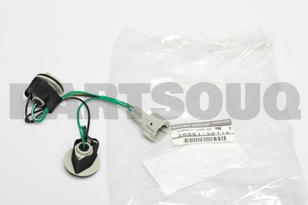 26551VD71A Genuine Nissan HARNESS-SUB,REAR COMBINATION LAMP
