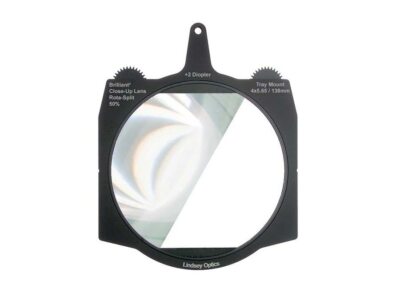 New 4x5.66'' Lindsey Optics +2 Diopter Rota-Split Close-Up Lens (50%)  w/ Tray
