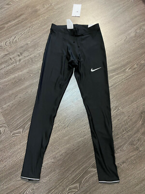 Nike Mobility Power Running Tights Pants Black Mens Size S