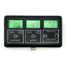 Digital Industrial PH Meter Humidity Temp ORP TDS EC CF Water Quality PH Tester