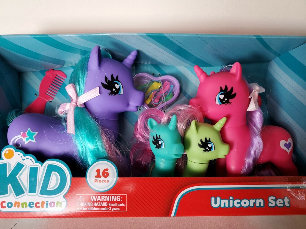Unicorn Set Brush Comb Pony Purple Pink Girl Gift Ages 3+ New | eBay