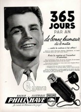 PUBLICITE RASOIR ELECTRIQUE PHILIPS PHILISHAVE