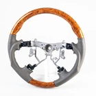 Sport Style Wood Leather Steering Wheel For Toyota Land Cruiser Prado 2003-2007