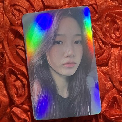 Kazuha LE SSERAFIM Check Mate KPOP Girl Photo Shiny Card Star