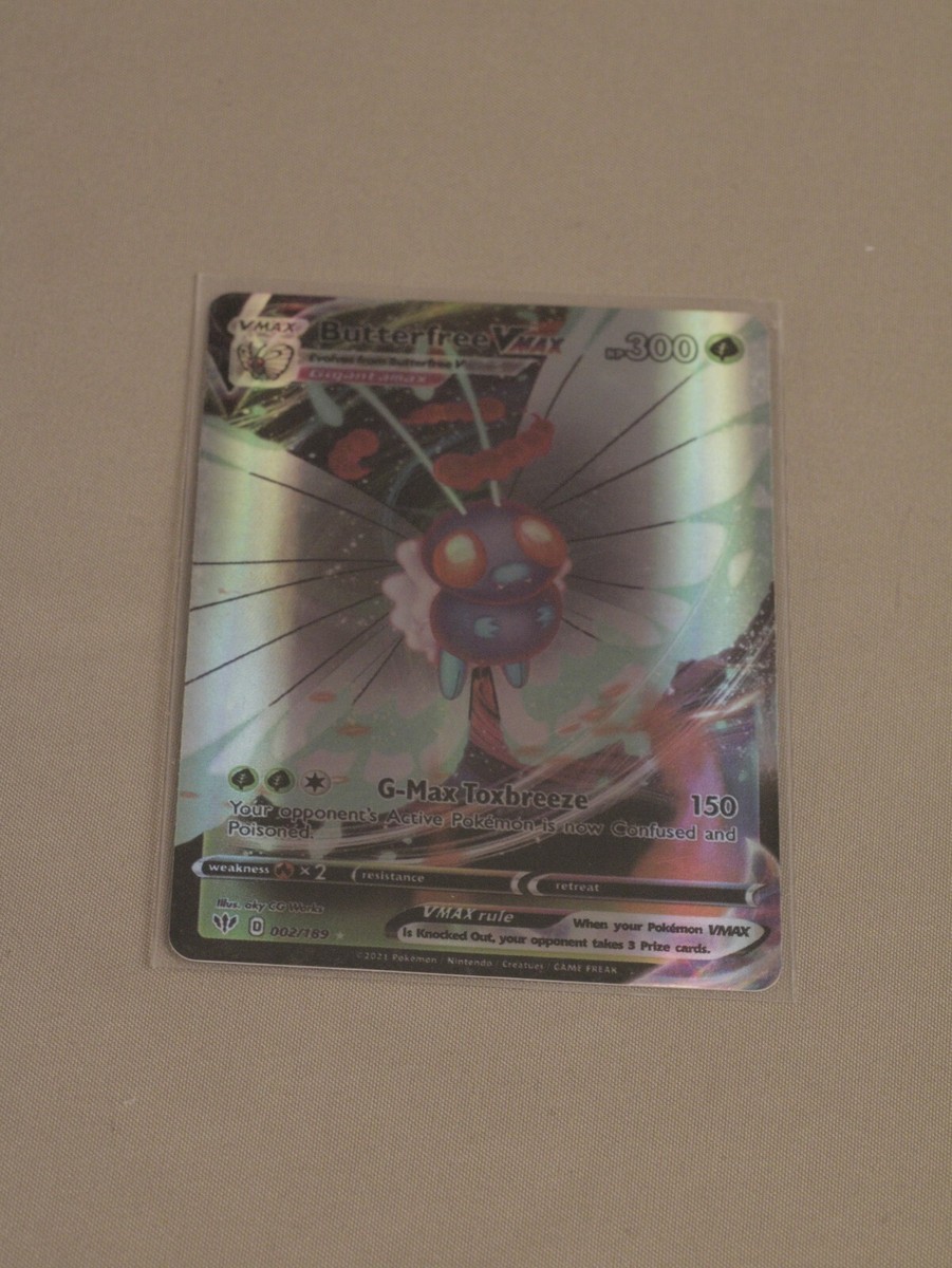 Butterfree VMAX 002/189 Ultra Rare Darkness Ablaze Pokemon | eBay
