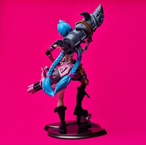 LoL League of Legends JINX Unlocked Statue Figure Riot Games Authentic Goods - Picture 2 of 6