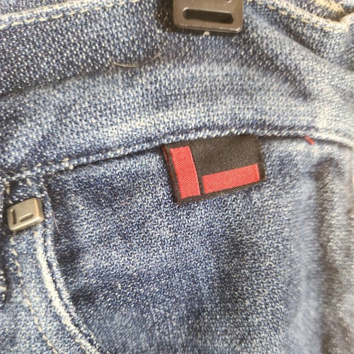 Jeans FUBU Apparel Company gamba dritta giovanile 12 gambe larghe lavate scure - Foto 4 di 12