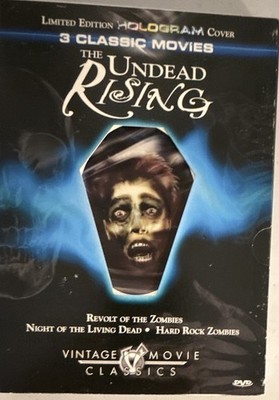 The Undead Rising DVD 2005 Limited Edition Hologram Cover 3 Movie Zombie Set