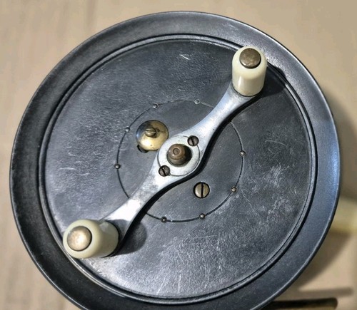 A FINE WALTER DINGLEY CLIMAX 4 1/4" SILEX STYLE REEL GOOD CONDITION LOVELY PIECE
