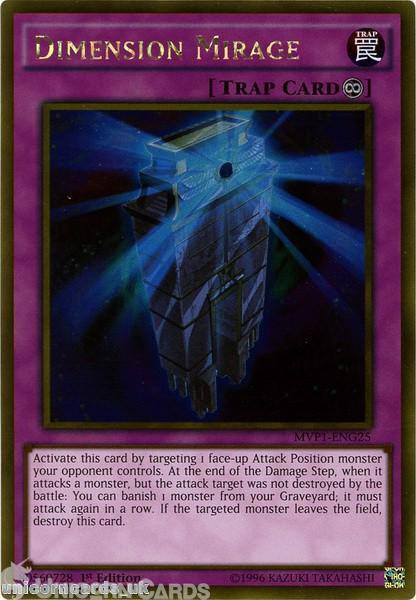 MVP1-ENG25 Dimension Mirage Gold Rare 1st Edition Mint YuGiOh Card
