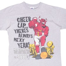 VINTAGE NBA CHICAGO BULLS CHAMPIONS 1997 TEE SHIRT XL MADE IN USA
