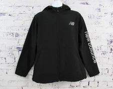 New Balance Mens Full Zip Softshell Bonded Fleece Jacket Black XL NWT