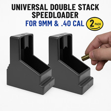 2X Universal Speed Loader for 9mm .40 Cal Double Stack Magazines Speed Loader