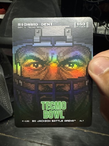 Richard Dent Day 1 Tecmo Bowl Promo Bo Jackson Battle Arena Tecmo Bowl