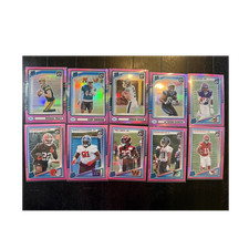 Football and baseball Card Lot Donruss Optic & Elite Rated Rookie Inserts.
