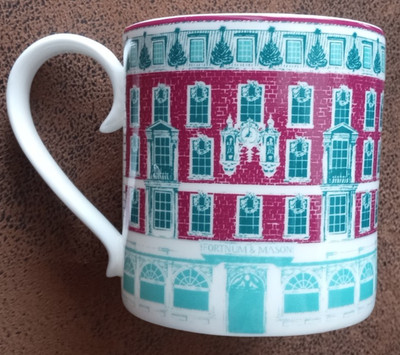 Fortnum & Mason Piccadilly House Christmas Fine Bone China Tea Coffee Mug