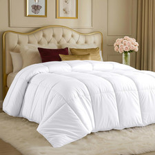 Comforters Queen Size, All Season Duvet Insert, down Alternative Box Stitched Be
