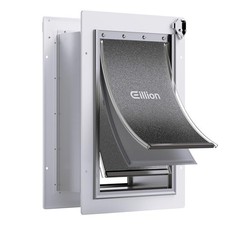 3-Flap Pet Door for Wall Dog Door for Wall Exterior Doggie Door, All Large