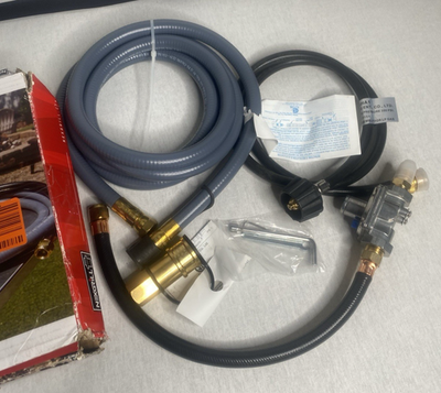 #ad Universal Replacement Natural Gas Conversion Kit PVC Brass Aluminum for Grills $24.98