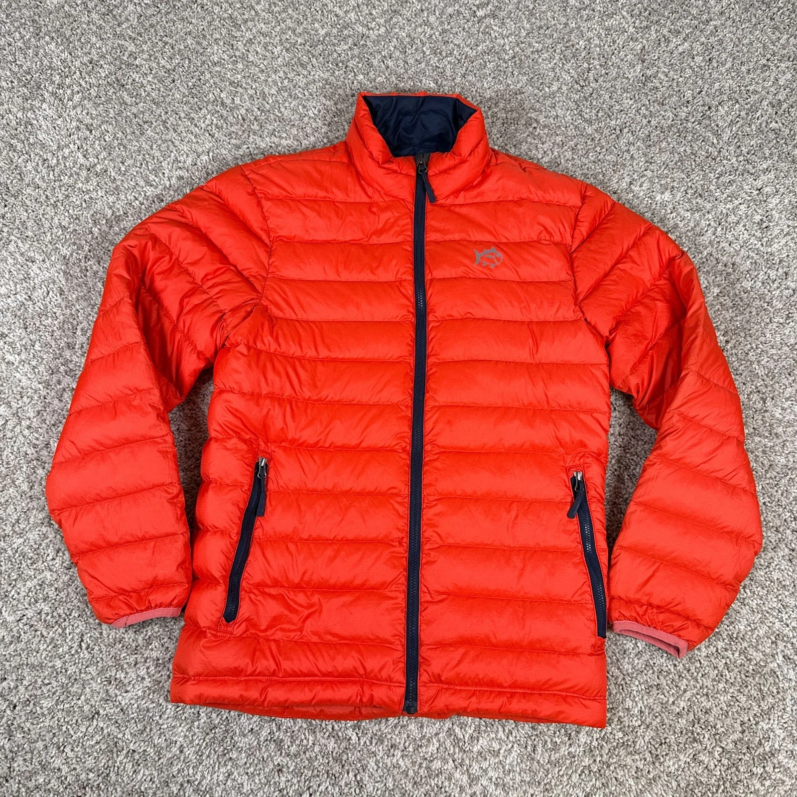 Southern Tide Jacket Mens XS Orange Puffer Down Packable Lightweight Coat
Opens in a new window or t