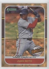 2021 Panini Donruss Highlights 148/999 Juan Soto #HI3 fm0