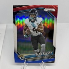 2025 Panini Prizm - Tank Bigsby #175 Red White & Blue Prizm NFL Card Jaguars