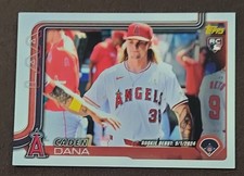 2025 Topps Update Caden Dana RC Rookie Debut Golden Mirror SSP Case Hit US187