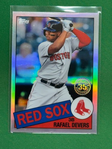 2020 Topps Chrome 1985 Topps Baseball 35th Anniversary #85TC-8 Rafael Devers