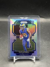 2021 Panini Prizm Silver Variation Tutu Atwell Rookie Card RC #V-350 Rams