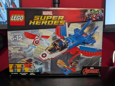 LEGO 76076 Marvel Super Heroes Captain America Jet Pursuit New/Sealed/Retired