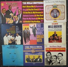 The Mills Brothers Vinyl Records Lot of 6 LPs