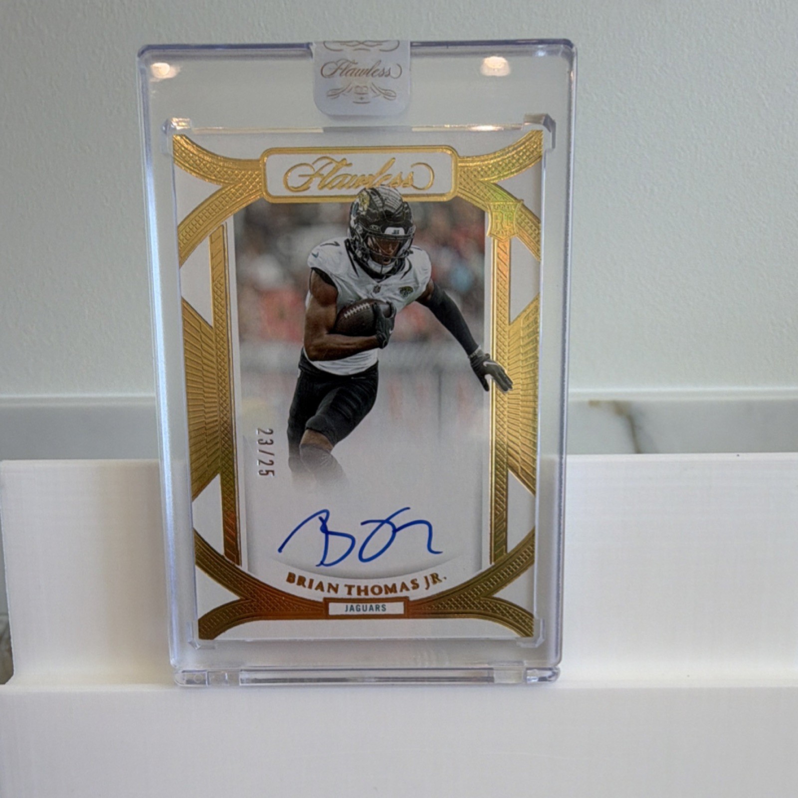 Brian Thomas Panini Flawless Rookie Frame Signatures #RFSBTJ Base