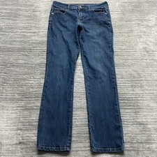 Banana Republic Jeans Size 27/4 Womens Straight Fit Blue Denim